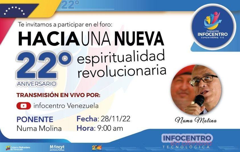 Foro «Hacia una Nueva Espiritualidad Revolucionaria”