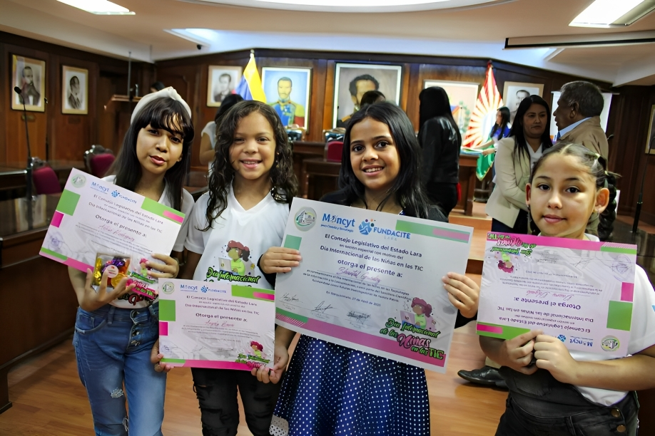 Fundacite Lara celebra el día internacional de las niñas en las TIC