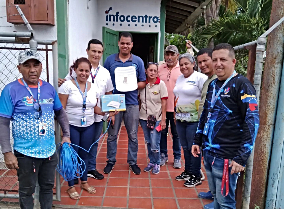 Fortaleciendo el servicio de Internet en los Infocentros de Barinas